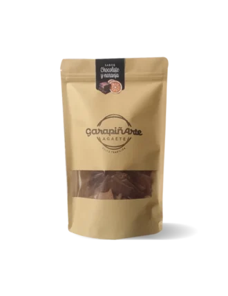 Garapiñarte de chocolate y naranja